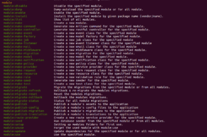 Laravel-Module-Artisan-Commands